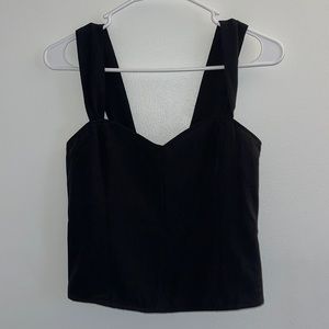 A&F Sweetheart neck cropped tank